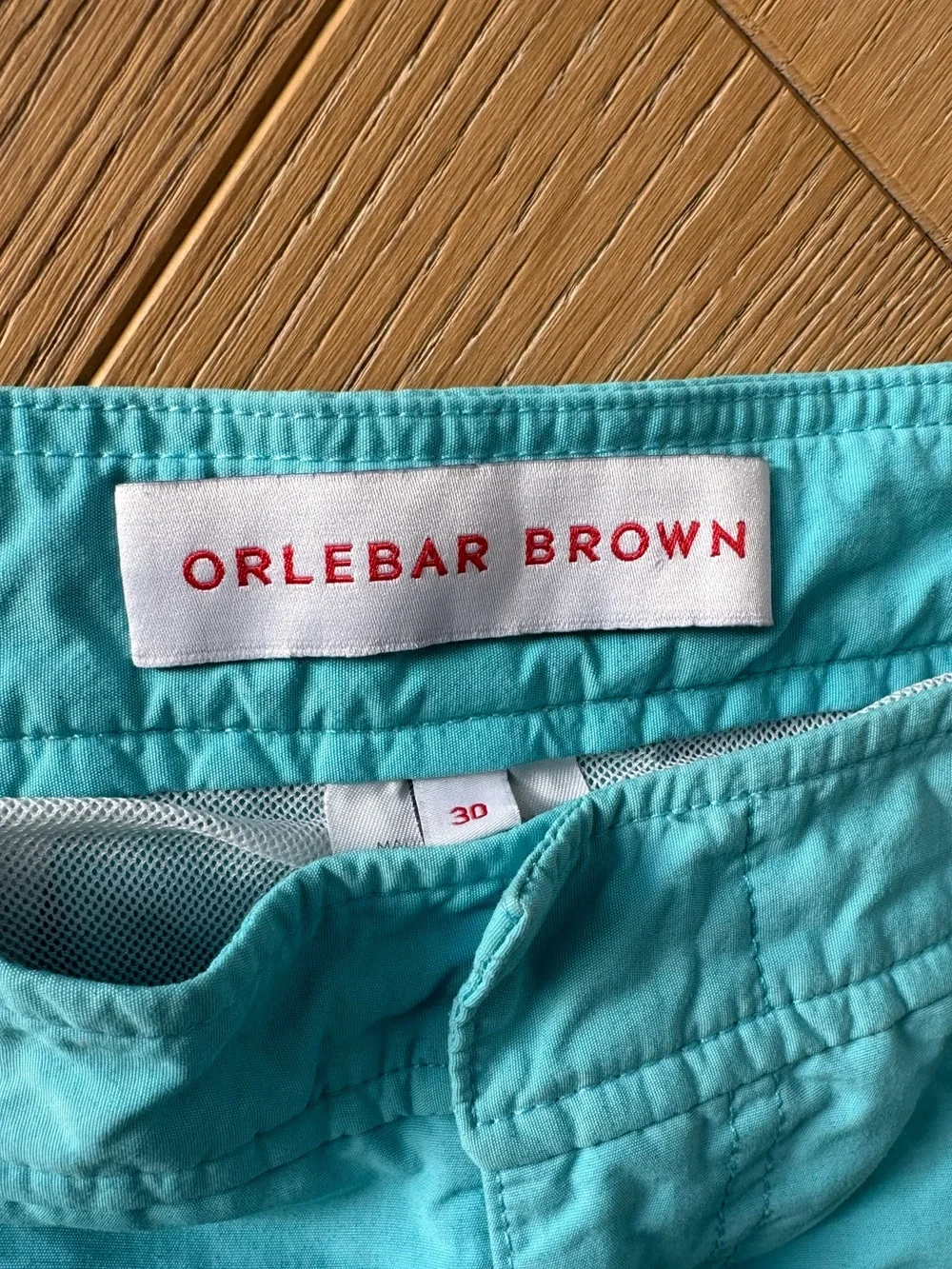 ORLEBAR BROWN Blue Classic Bulldog Swim Shorts Size 30